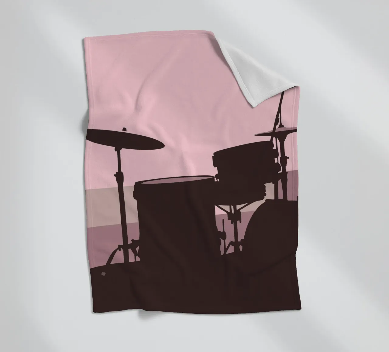 Drum Set Fleecedecke von MUSIC EDITION