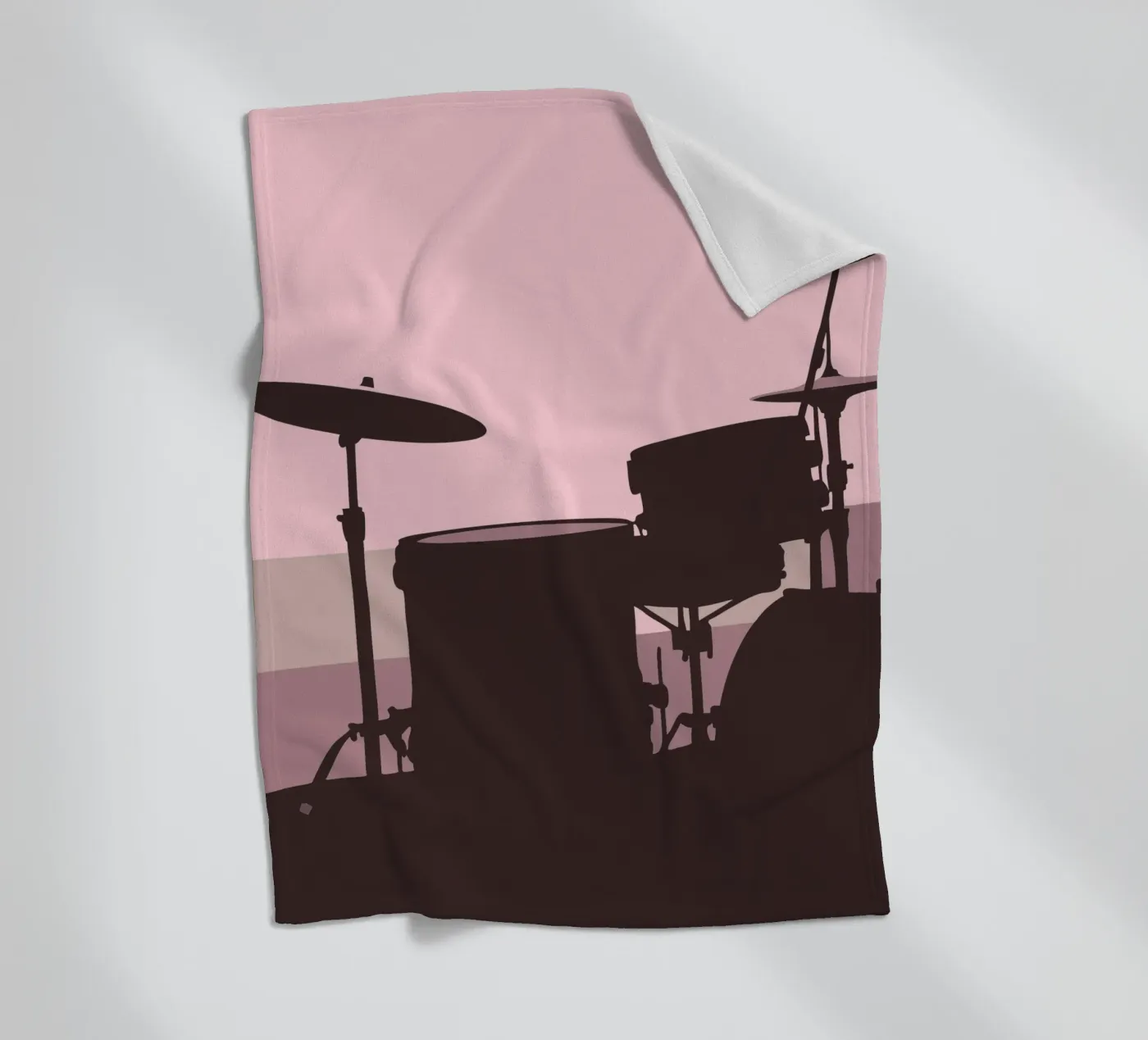Drum Set fleece blanket by MUSIC EDITION