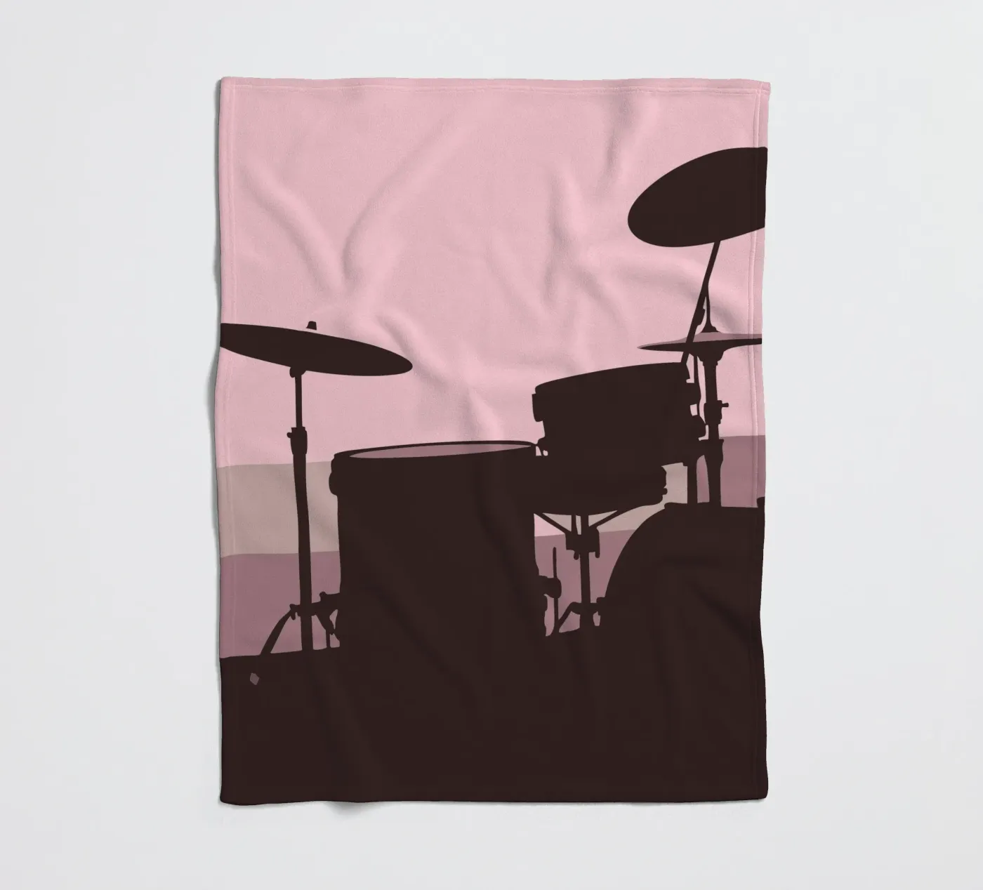 Drum Set Fleecedecke von MUSIC EDITION