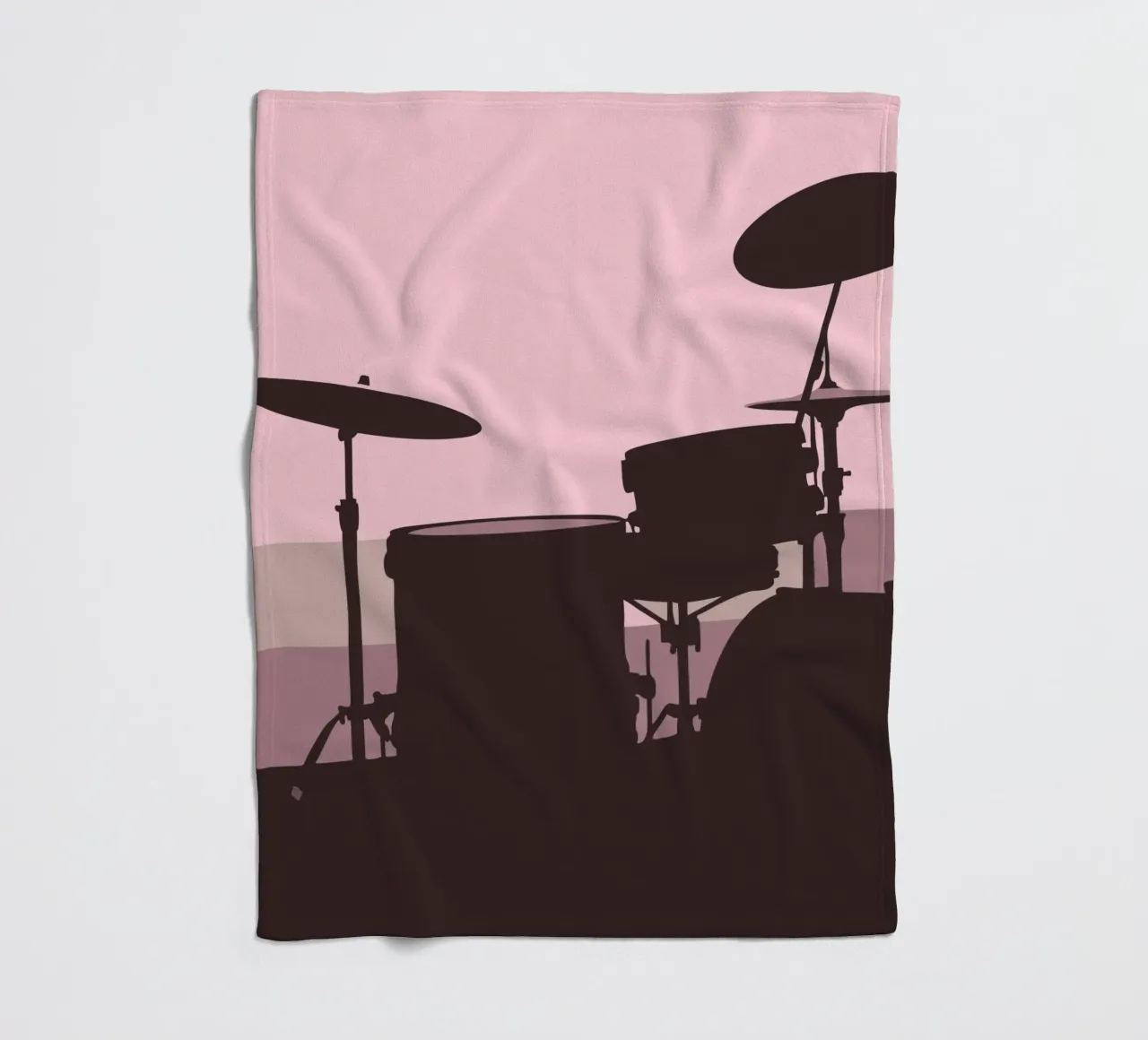 Drum Set Fleecedecke von MUSIC EDITION