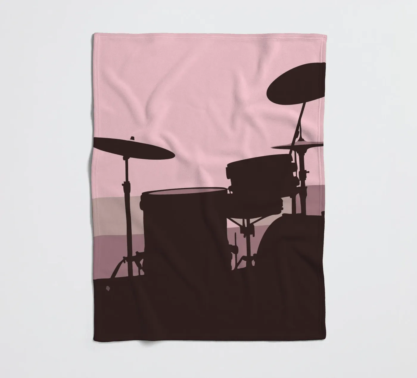 Drum Set fleece blanket by MUSIC EDITION