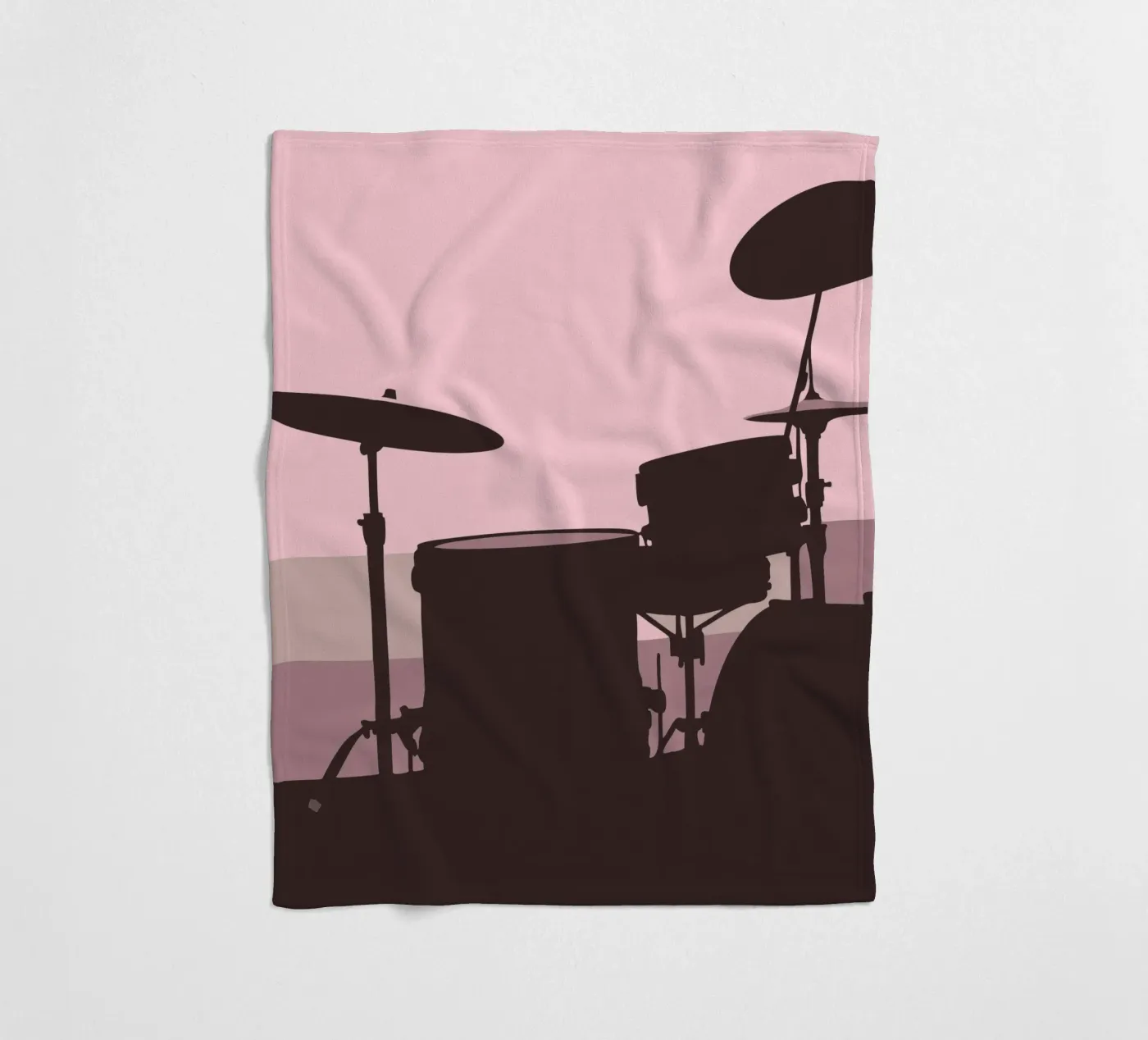 Drum Set Fleecedecke von MUSIC EDITION