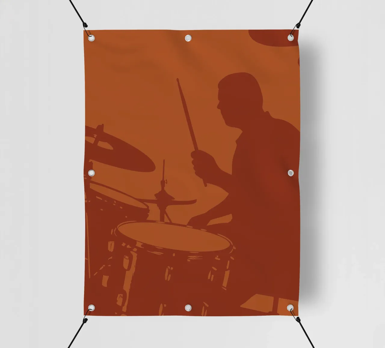 Batterista telo in pvc da MUSIC EDITION