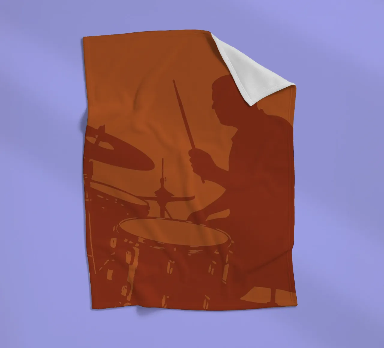 Drummer fleece blanket by MUSIC EDITION