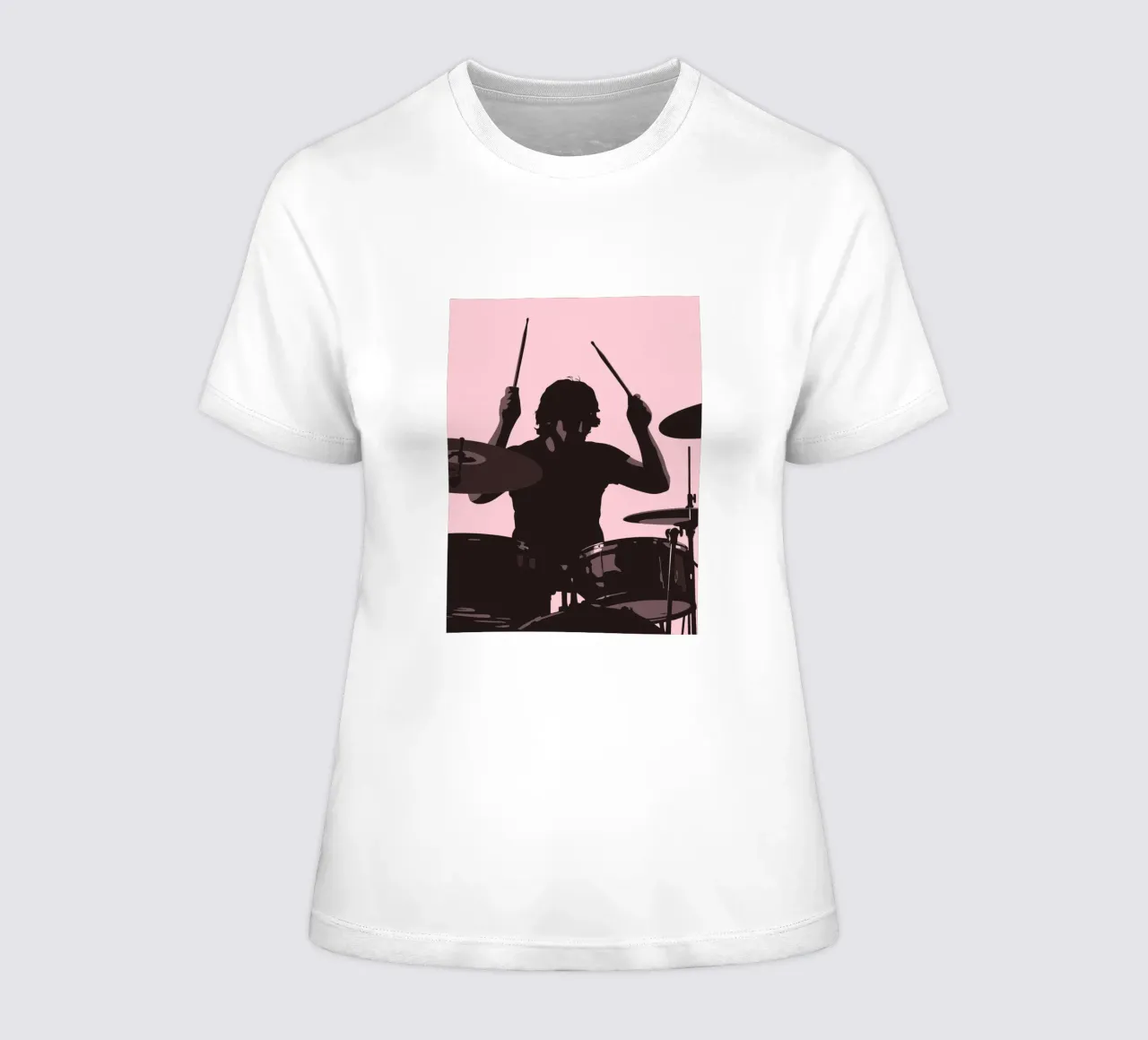 Drummer women's fitted t-shirt by MUSIC EDITION