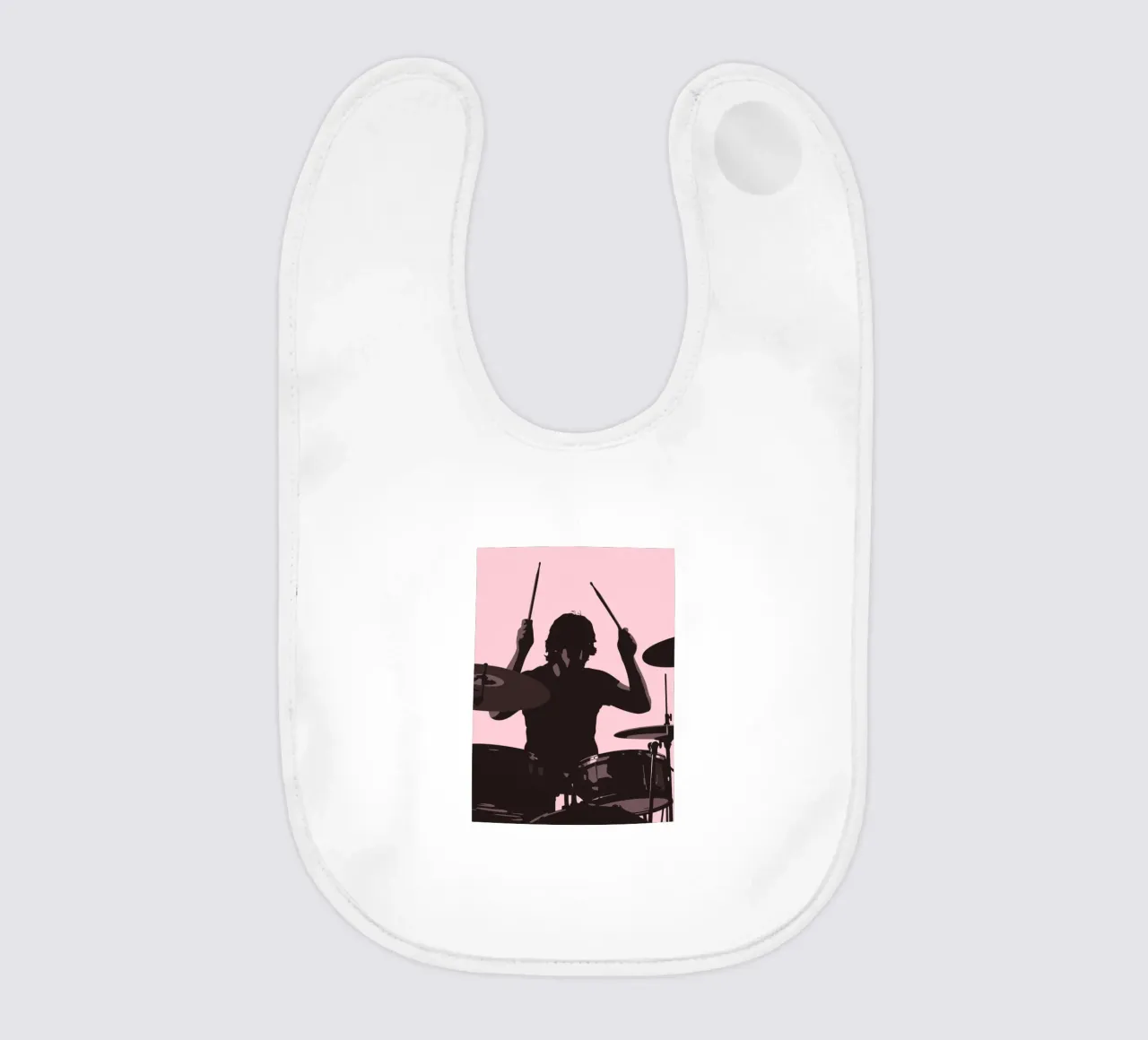 Drummer baby bib by MUSIC EDITION