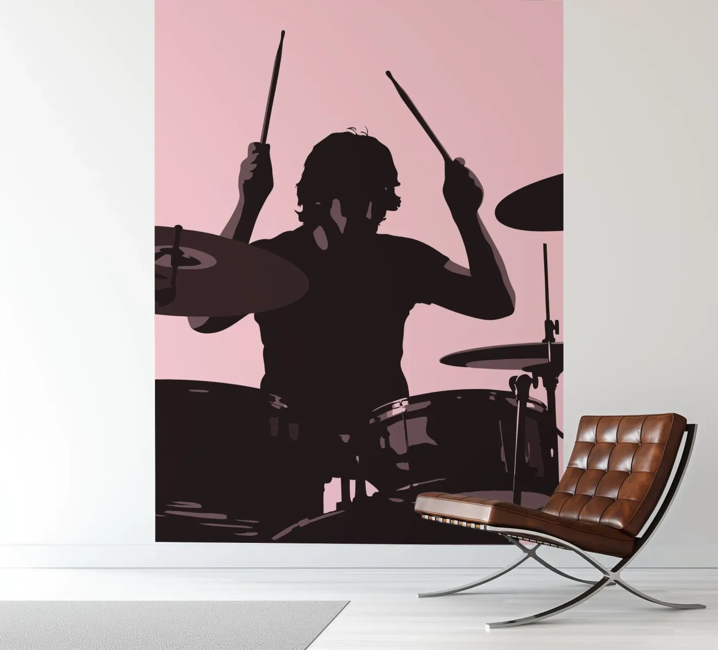 Drummer fotobehang van MUSIC EDITION