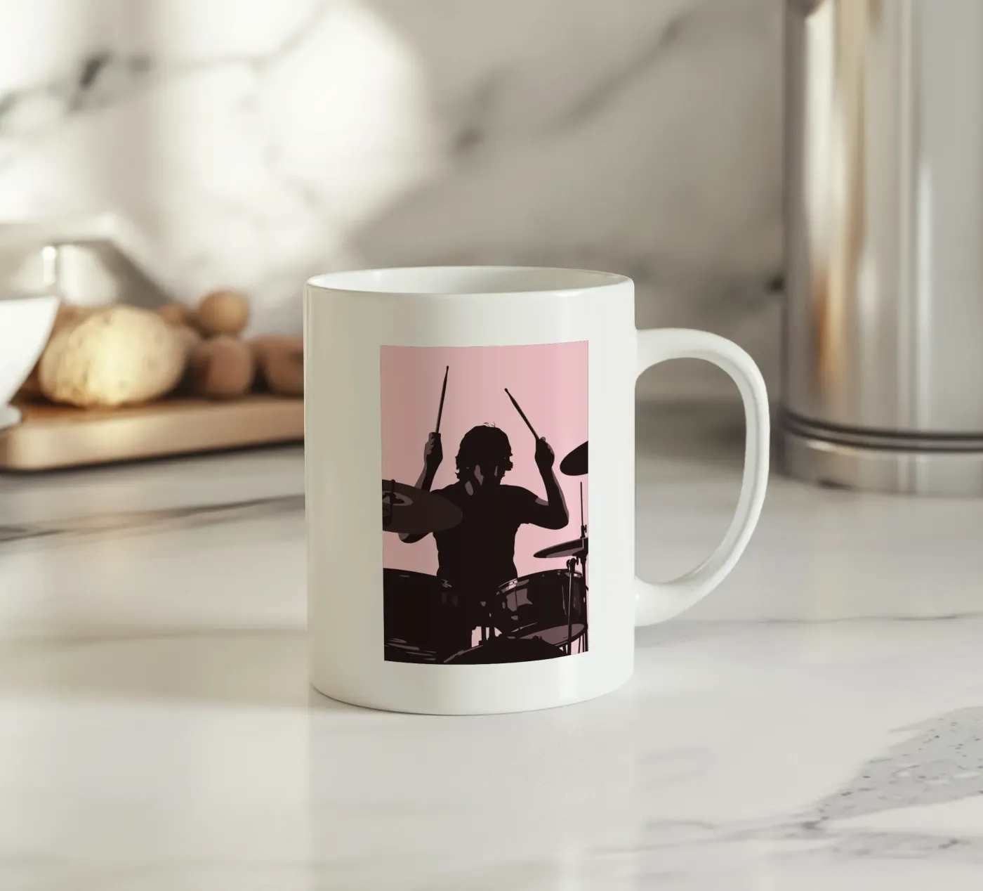 Drummer ceramic mug by MUSIC EDITION