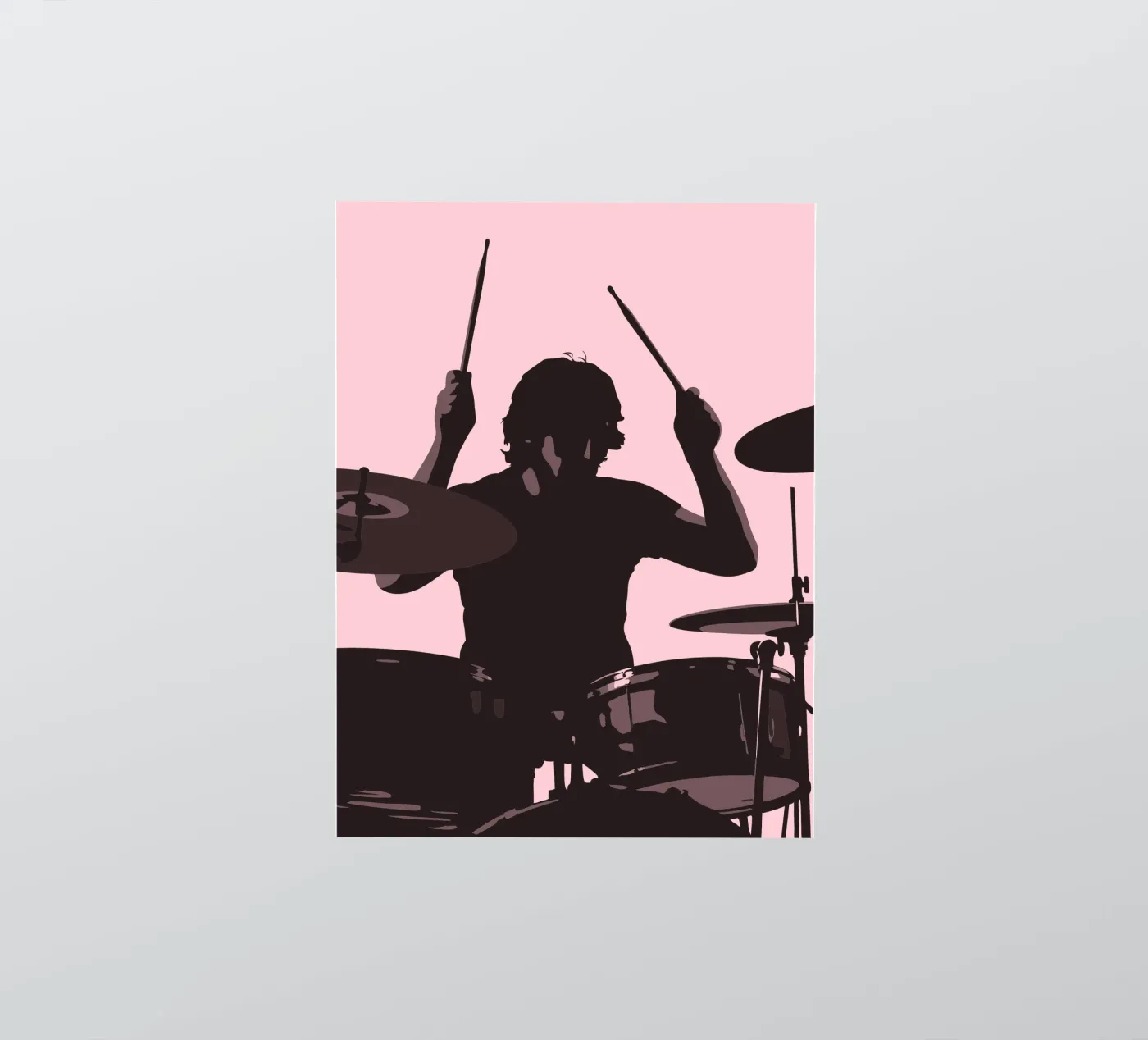 Drummer sticker by MUSIC EDITION