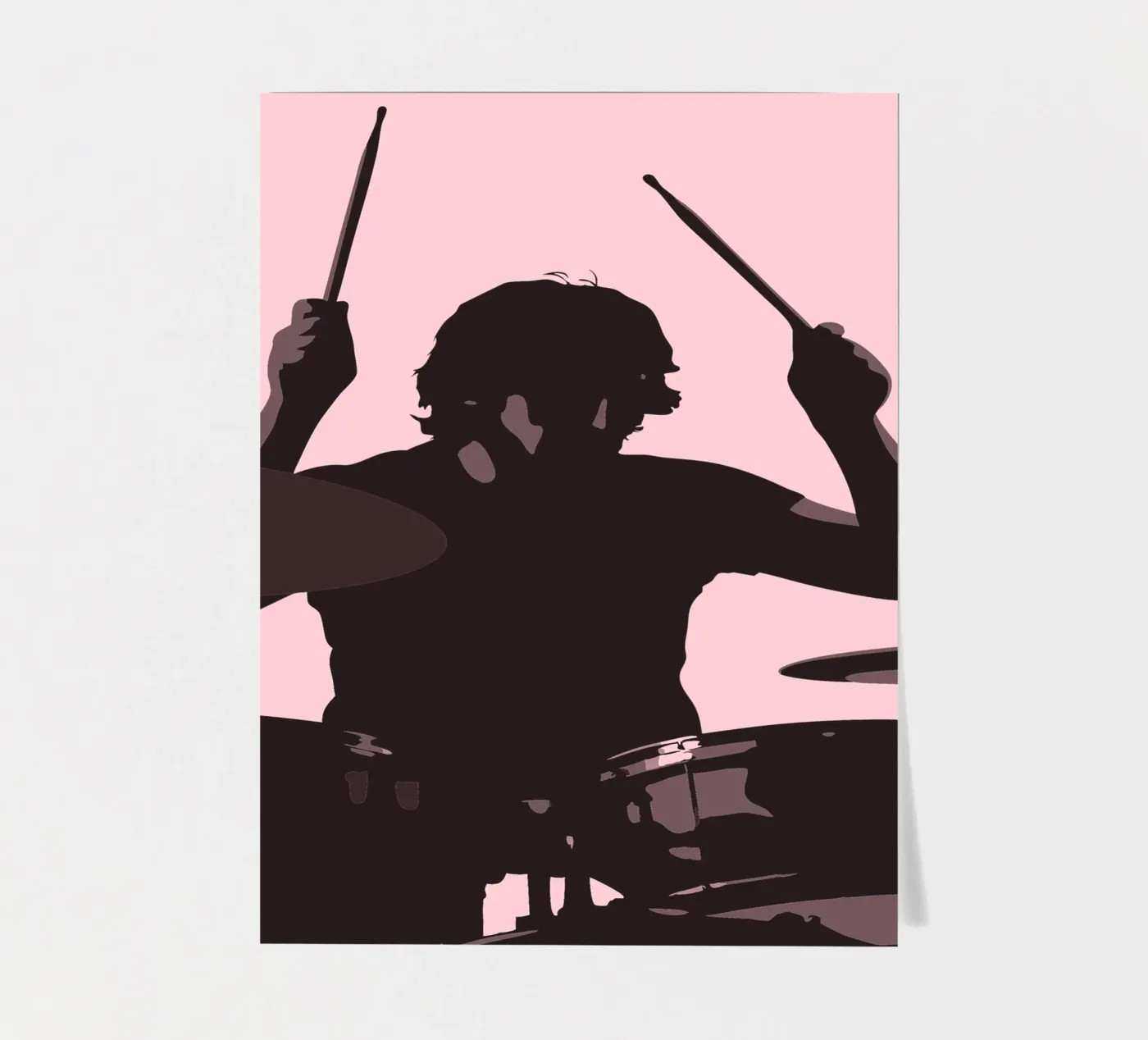 Drummer sticker sheet by MUSIC EDITION