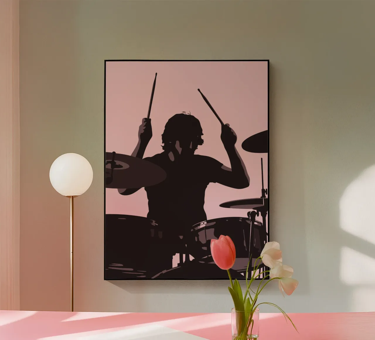 Batterista plexiglass da MUSIC EDITION