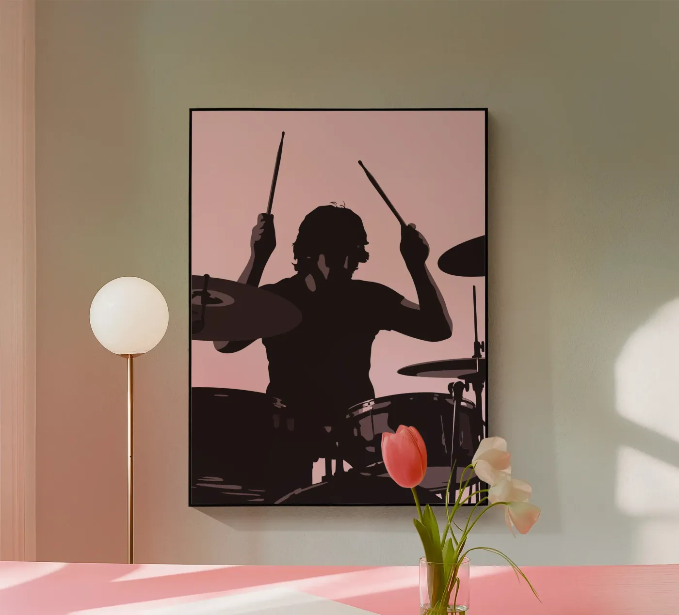 Batterista plexiglass da MUSIC EDITION