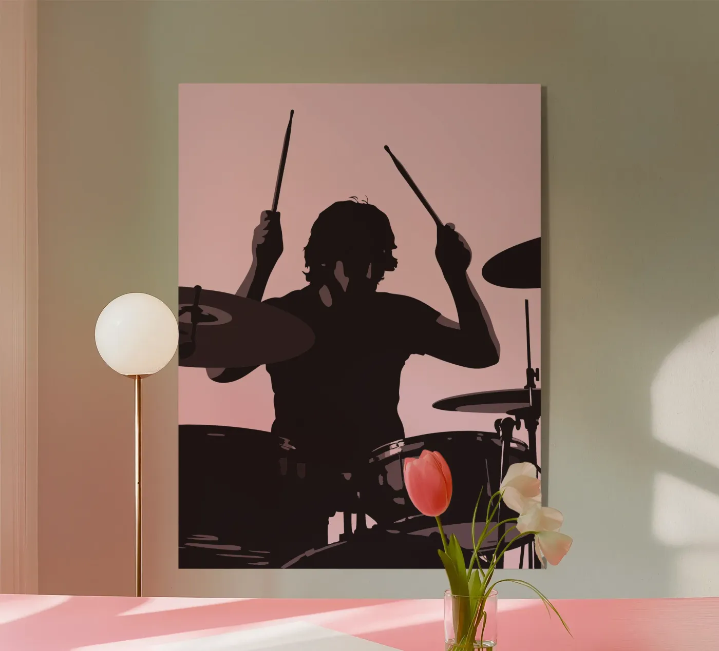 Batterista plexiglass da MUSIC EDITION