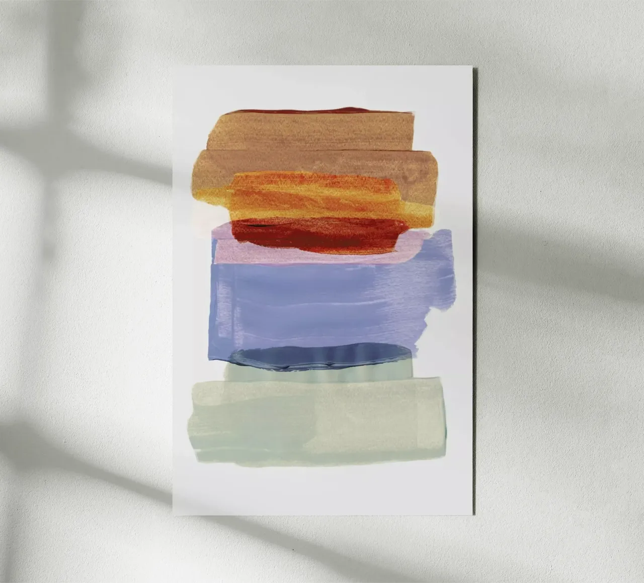 Abstract Brush Strokes 49 alluminio dibond da Mareike Böhmer
