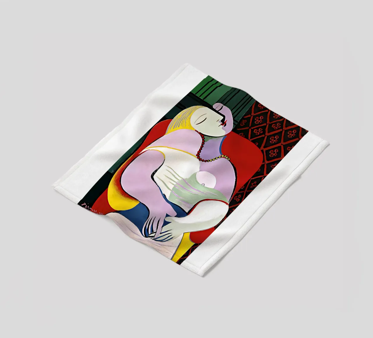 A Woman in Picasso Style coperta in pile da tokovictory
