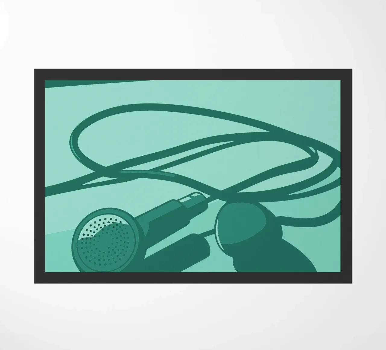 Oortelefoon deurmat van MUSIC EDITION