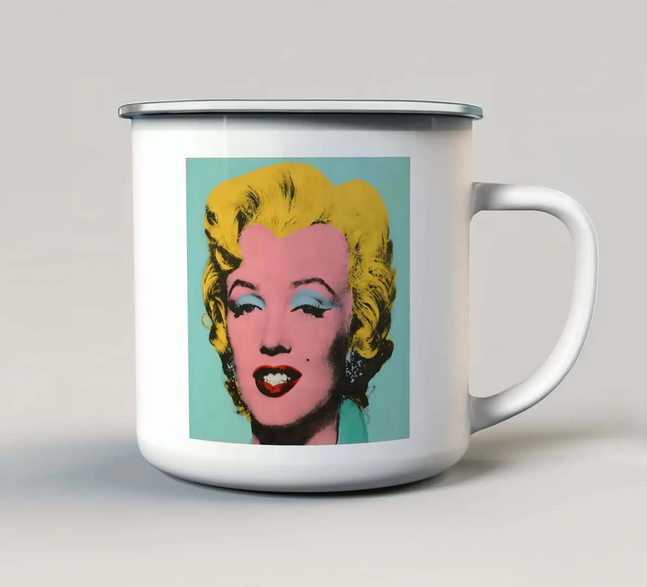 Marylin in stile Andy Warhol tazza in smalto da tokovictory