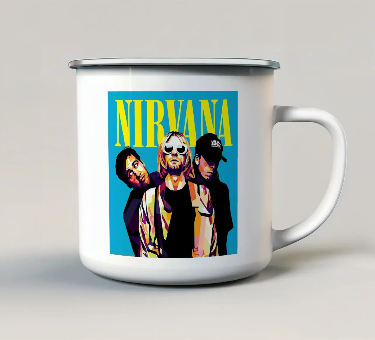 Trio Nirvana tazza in smalto da adamlefff