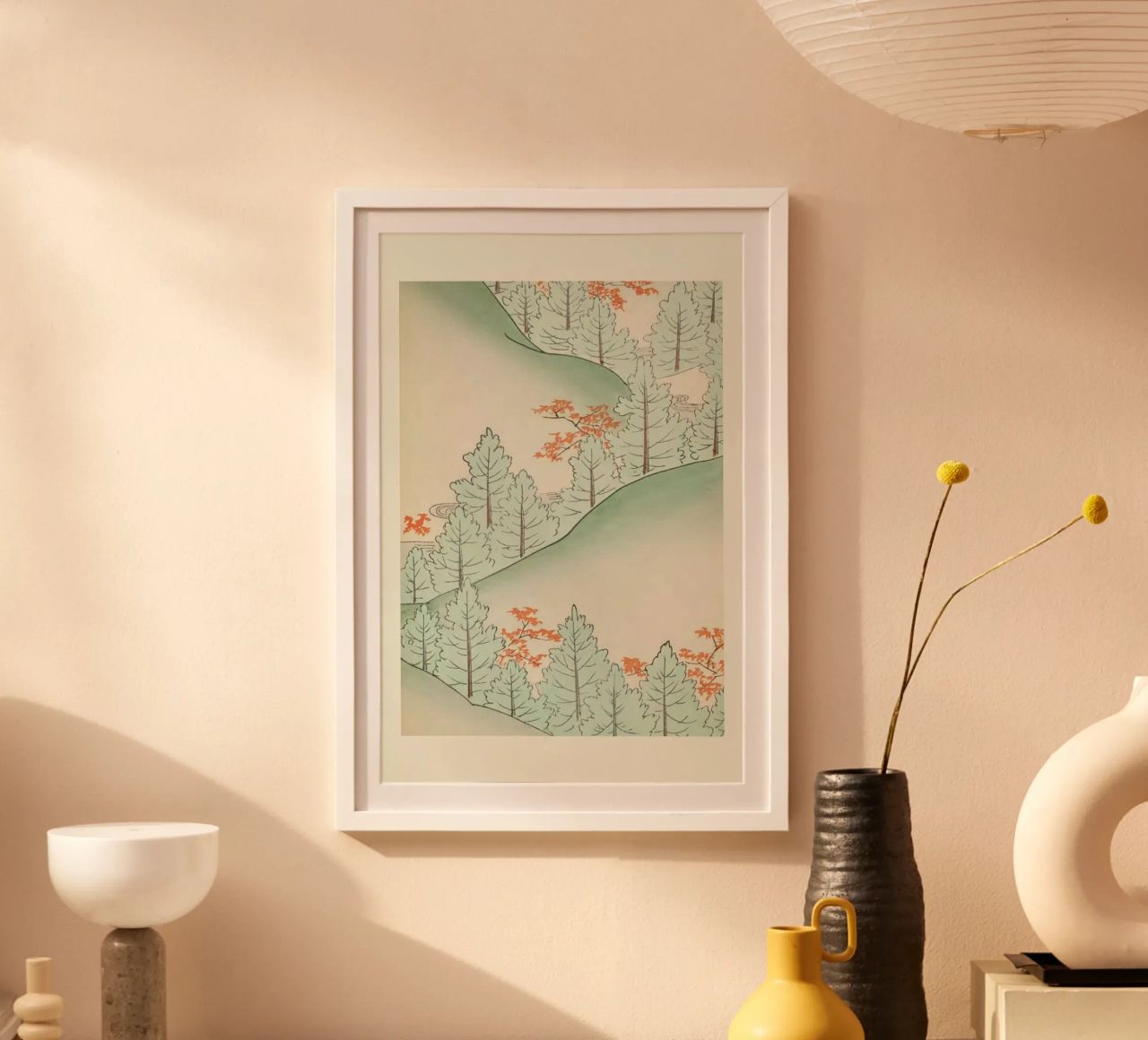 Shin-Bijutsukai - Forest Trail Poster von Vintage by JUNIQE