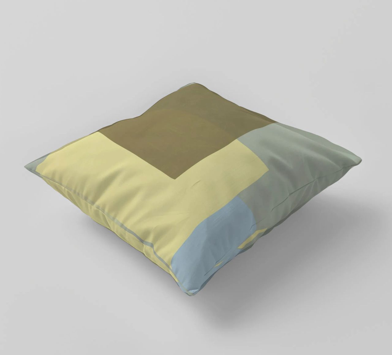 Sovrapposizione di colori design minimale 03 cuscino da Little Dean