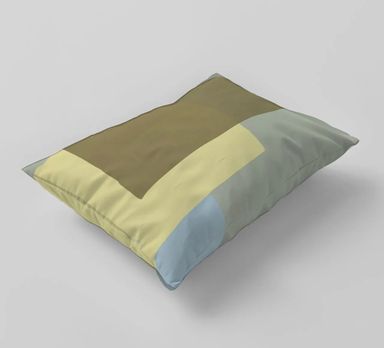 Sovrapposizione di colori design minimale 03 cuscino da Little Dean