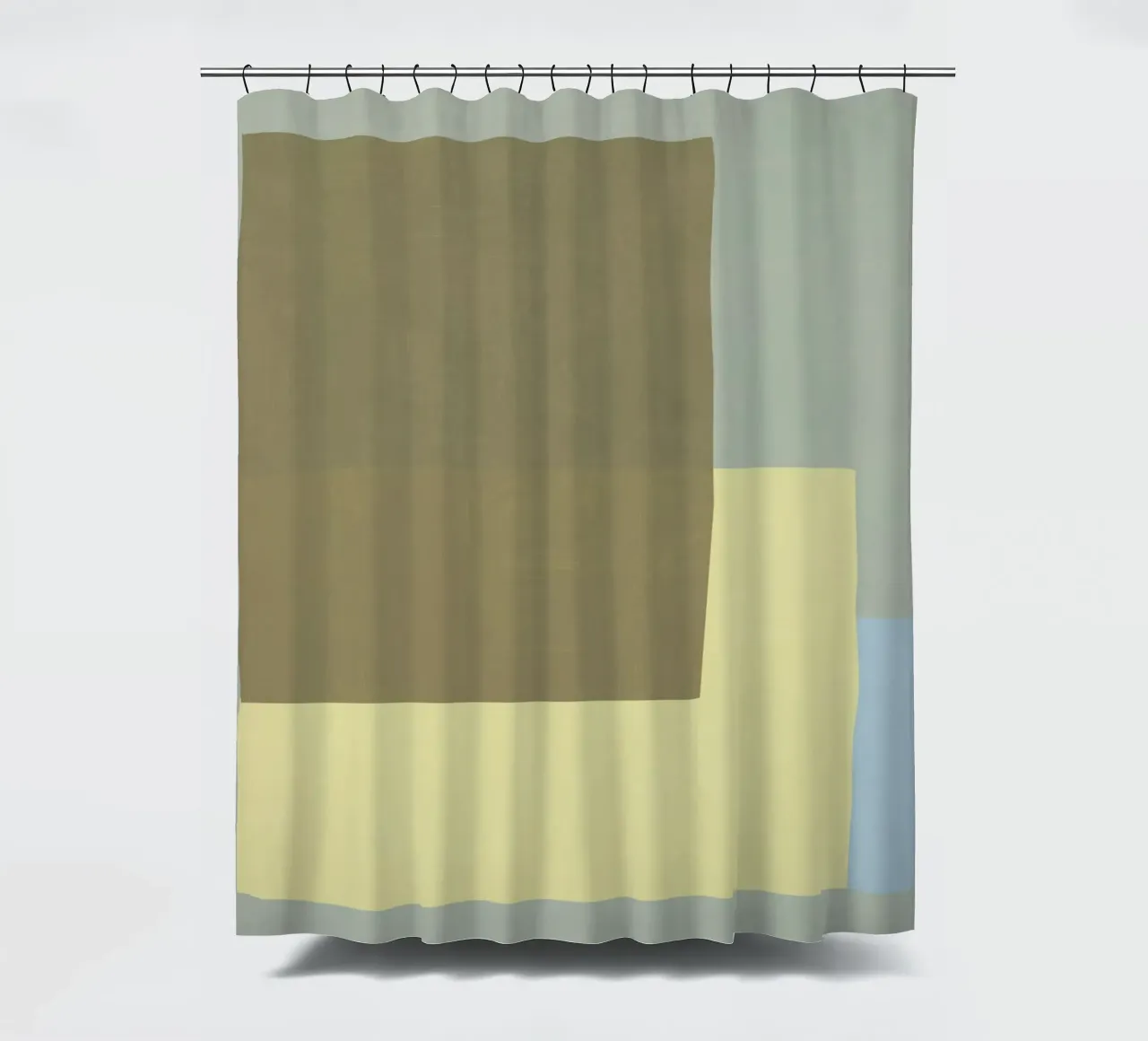 Sovrapposizione di colori design minimale 03 tenda da doccia da Little Dean