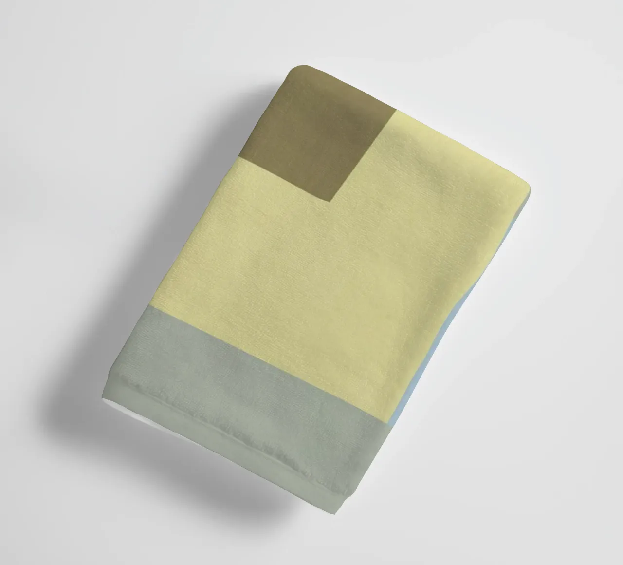 Superposición de colores diseño minimalista 03 toalla de baño de Little Dean