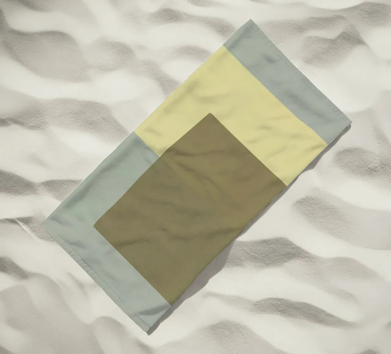 Sovrapposizione di colori design minimale 03 telo mare da Little Dean