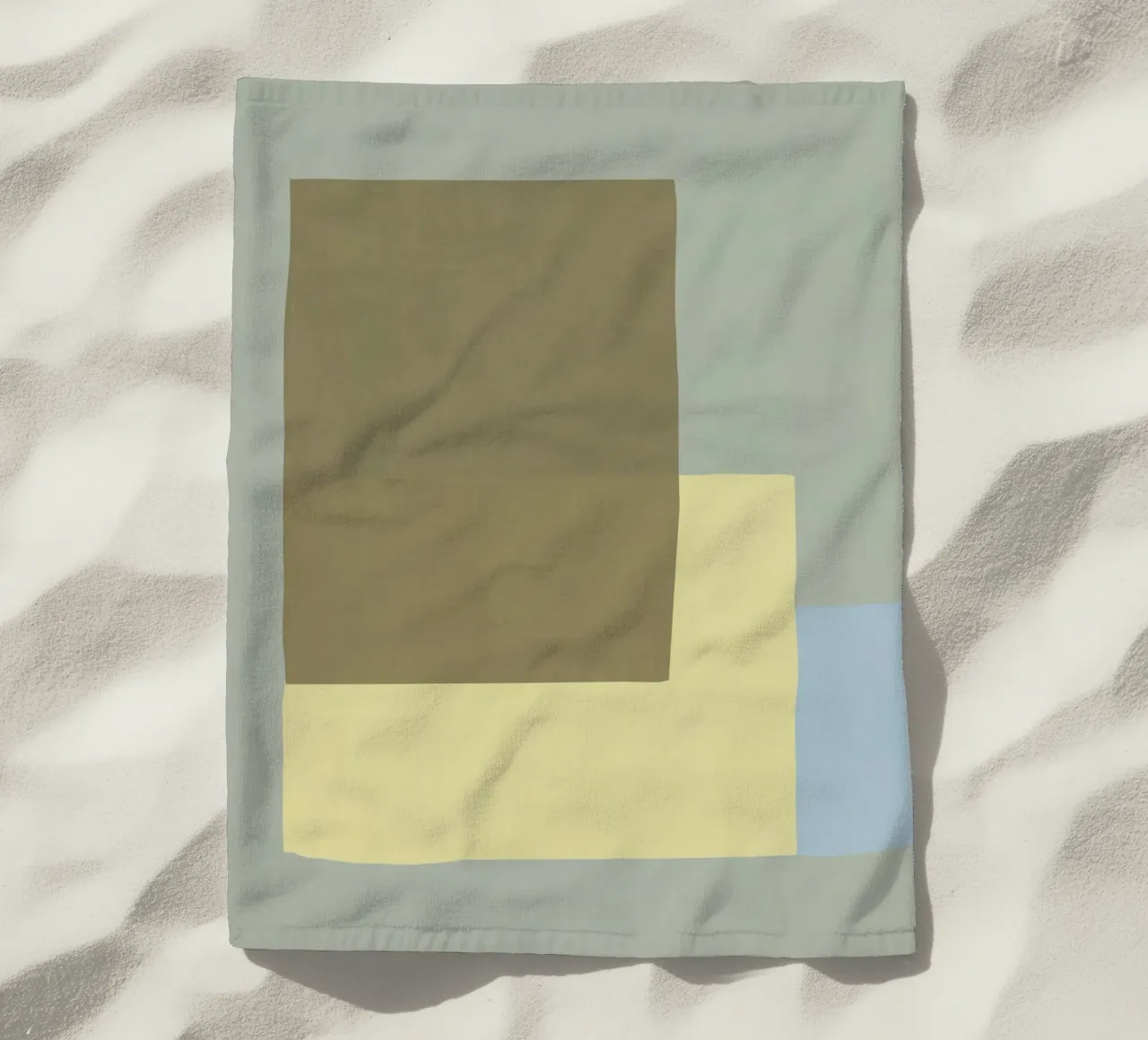 Sovrapposizione di colori design minimale 03 telo mare da Little Dean