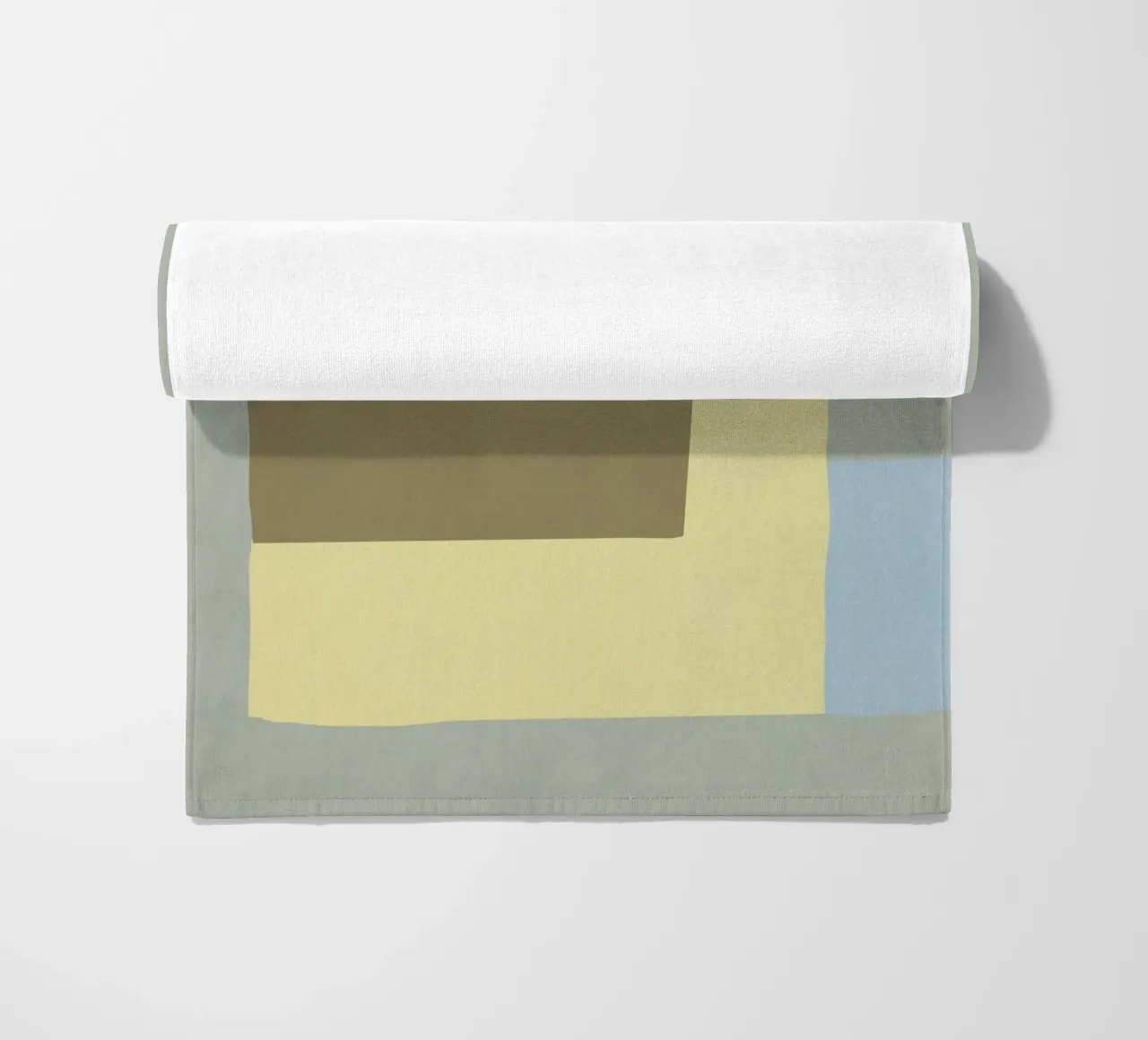 Sovrapposizione di colori design minimale 03 telo mare da Little Dean