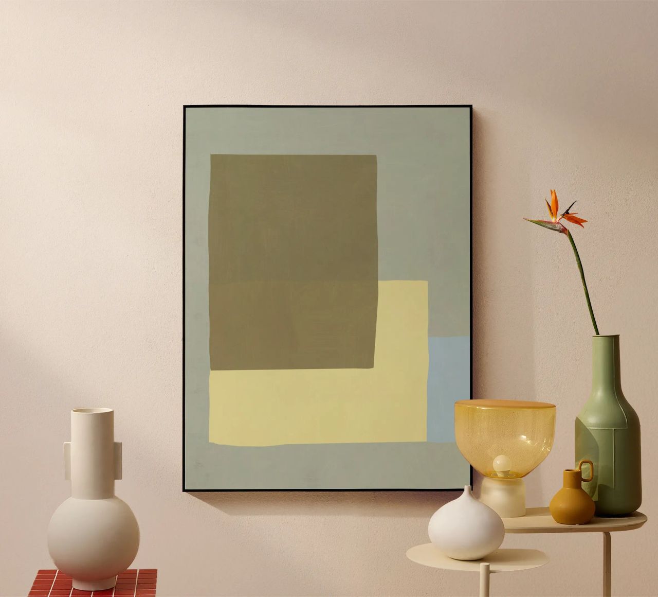Sovrapposizione di colori design minimale 03 plexiglass da Little Dean