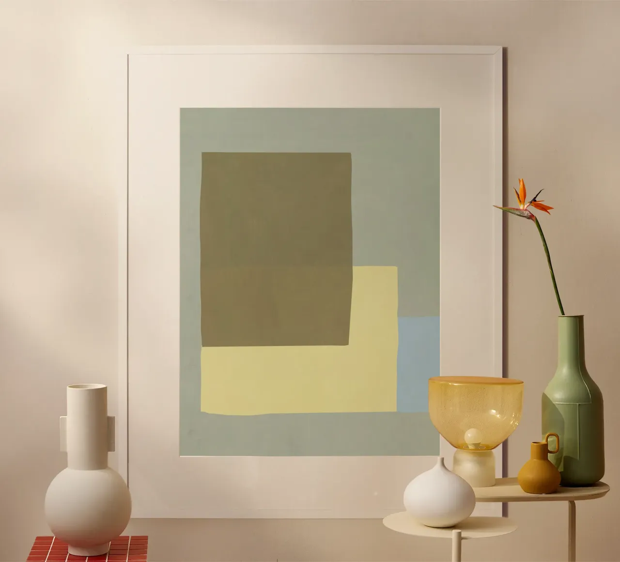 Sovrapposizione di colori design minimale 03 poster da Little Dean