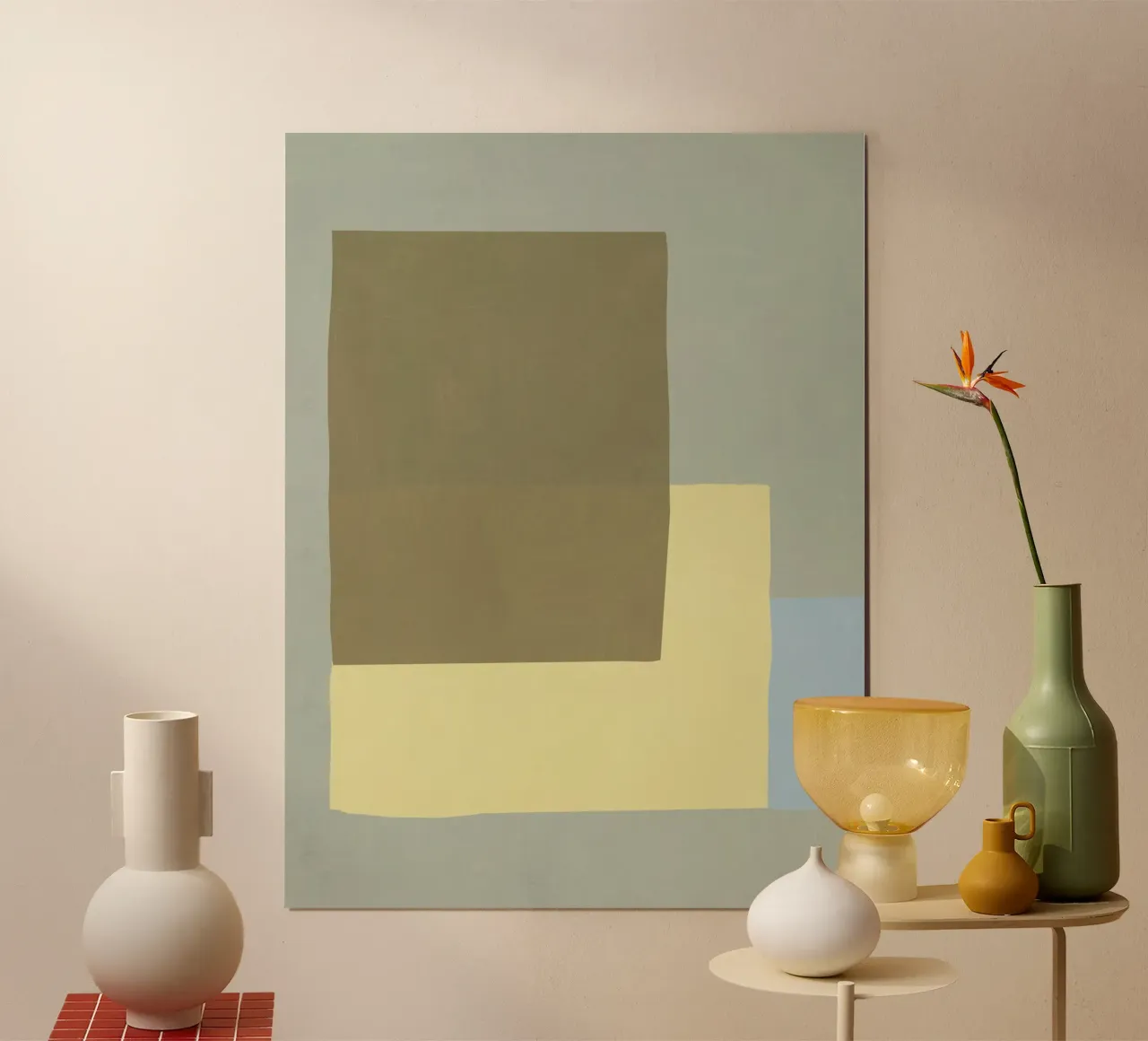 Sovrapposizione di colori design minimale 03 poster da Little Dean