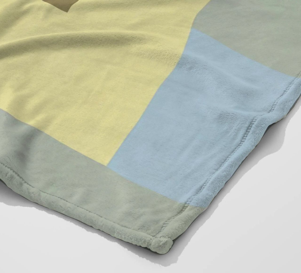 Sovrapposizione di colori design minimale 03 coperta in pile da Little Dean