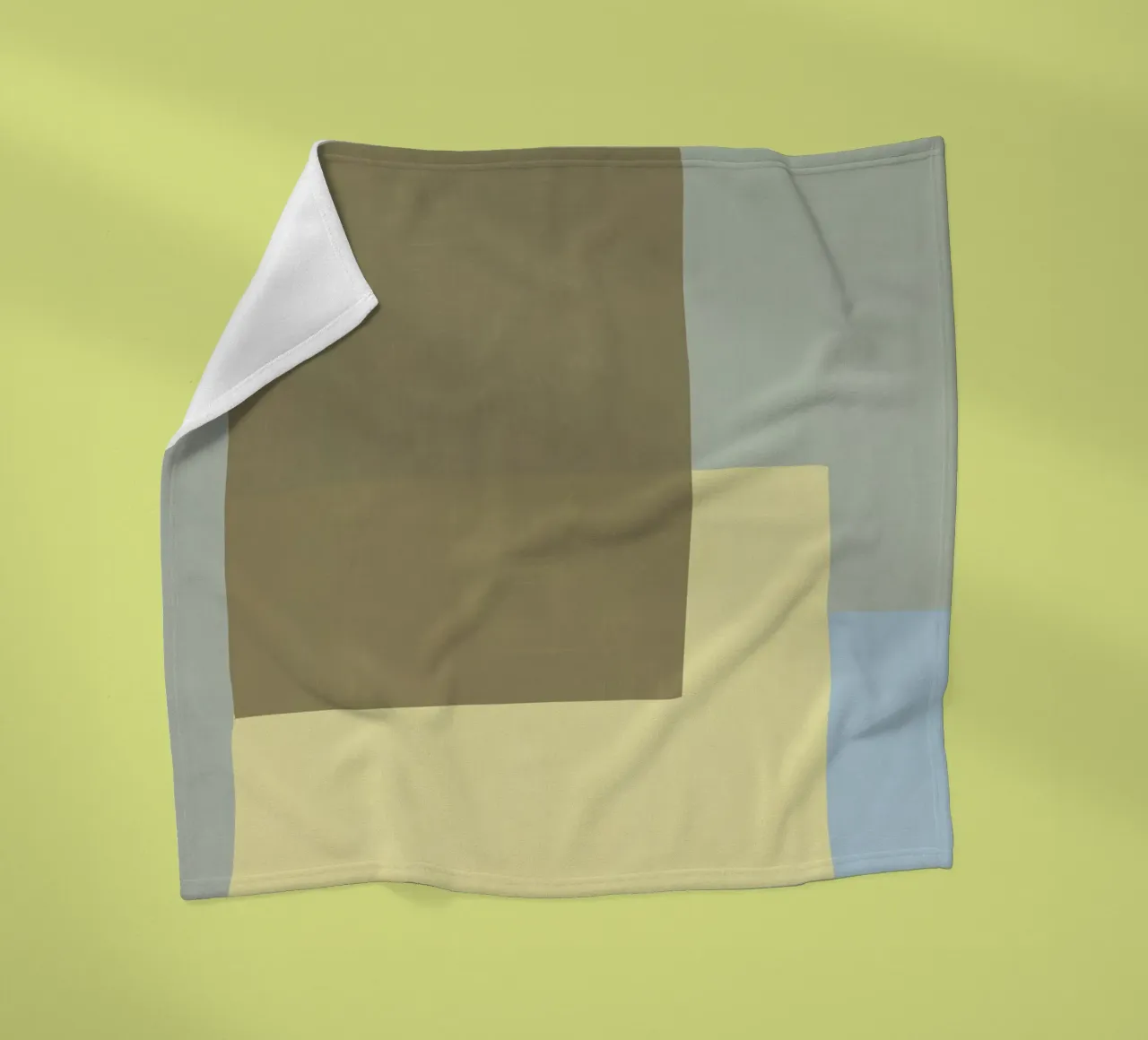 Sovrapposizione di colori design minimale 03 coperta in pile da Little Dean