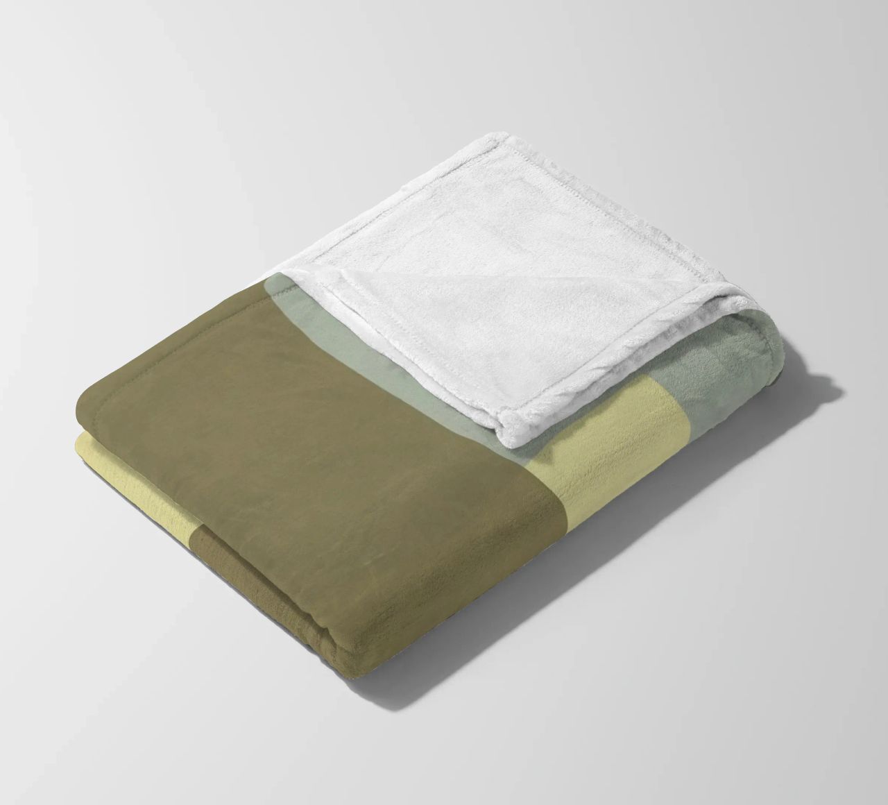 Sovrapposizione di colori design minimale 03 coperta in pile da Little Dean