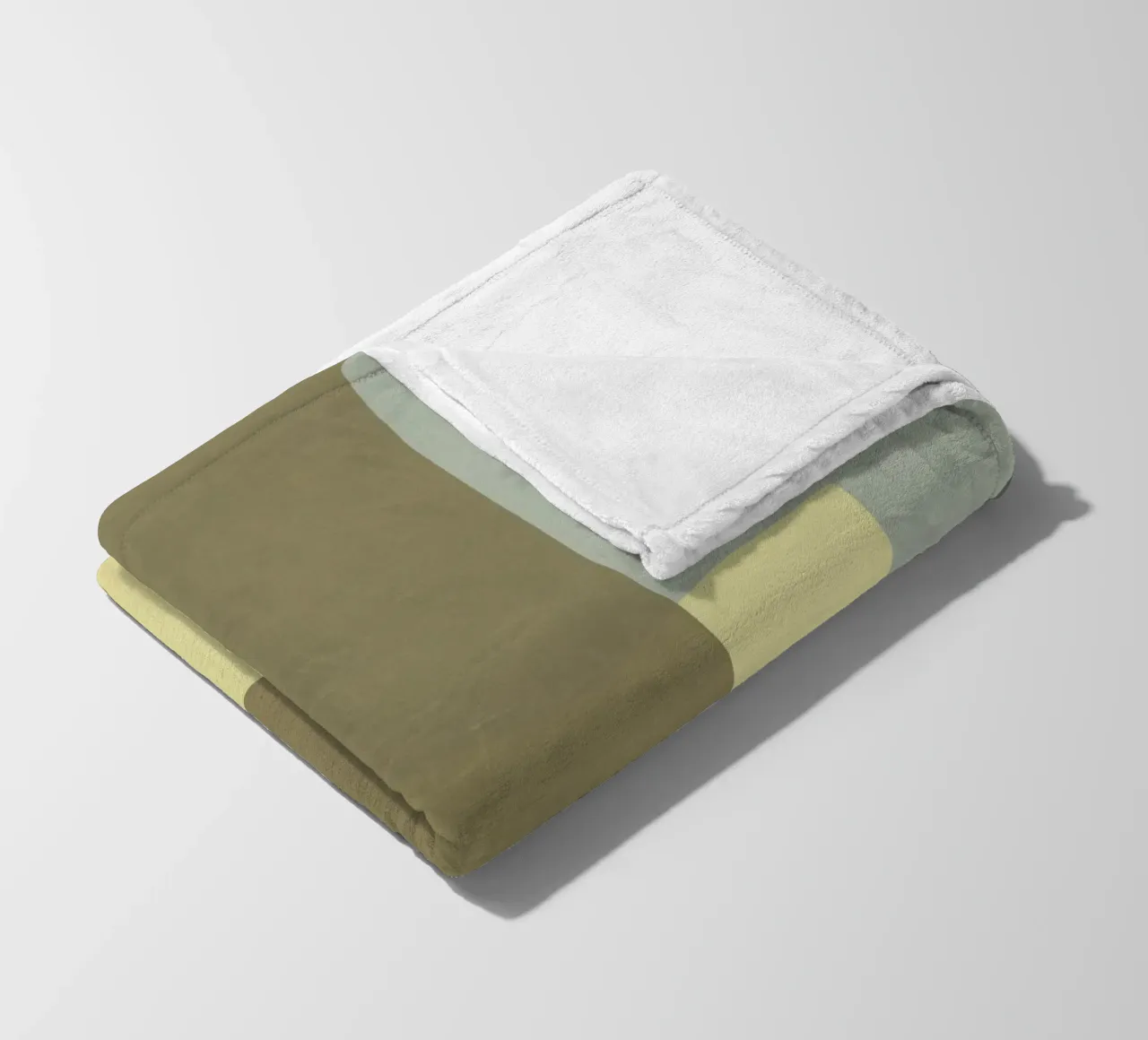 Sovrapposizione di colori design minimale 03 coperta in pile da Little Dean