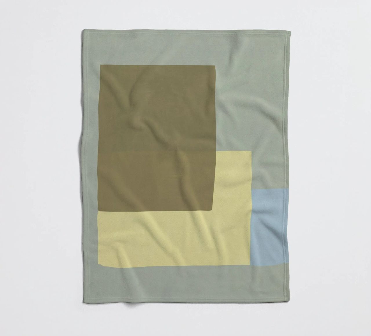 Sovrapposizione di colori design minimale 03 coperta in pile da Little Dean