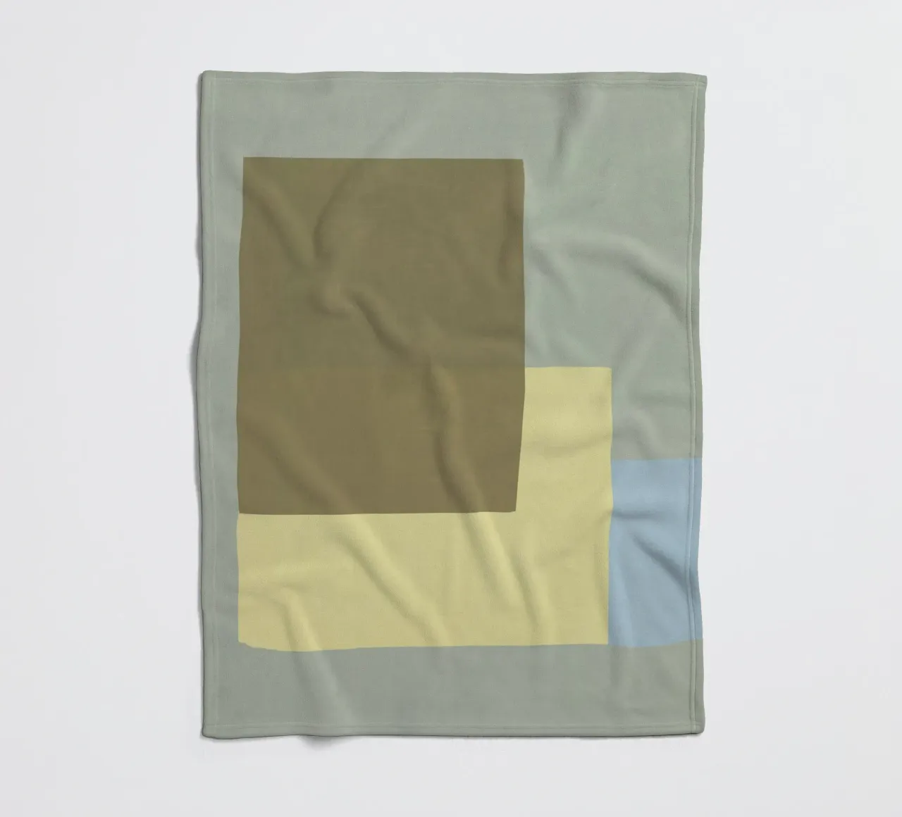 Sovrapposizione di colori design minimale 03 coperta in pile da Little Dean