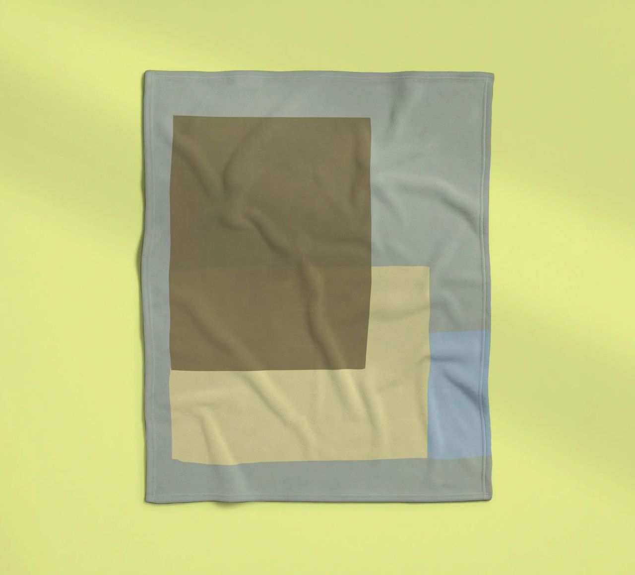 Sovrapposizione di colori design minimale 03 coperta in pile da Little Dean