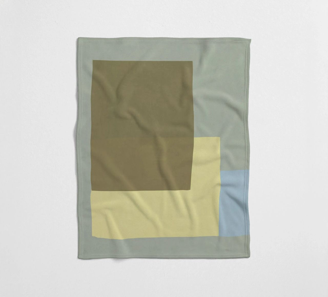Sovrapposizione di colori design minimale 03 coperta in pile da Little Dean