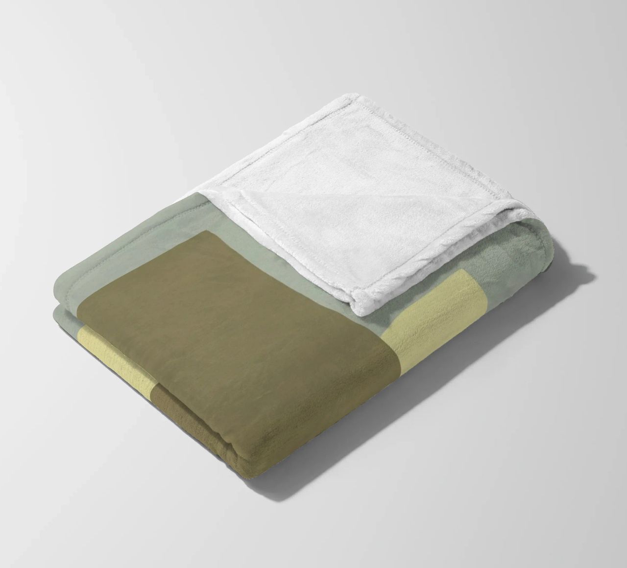 Sovrapposizione di colori design minimale 03 coperta in pile da Little Dean