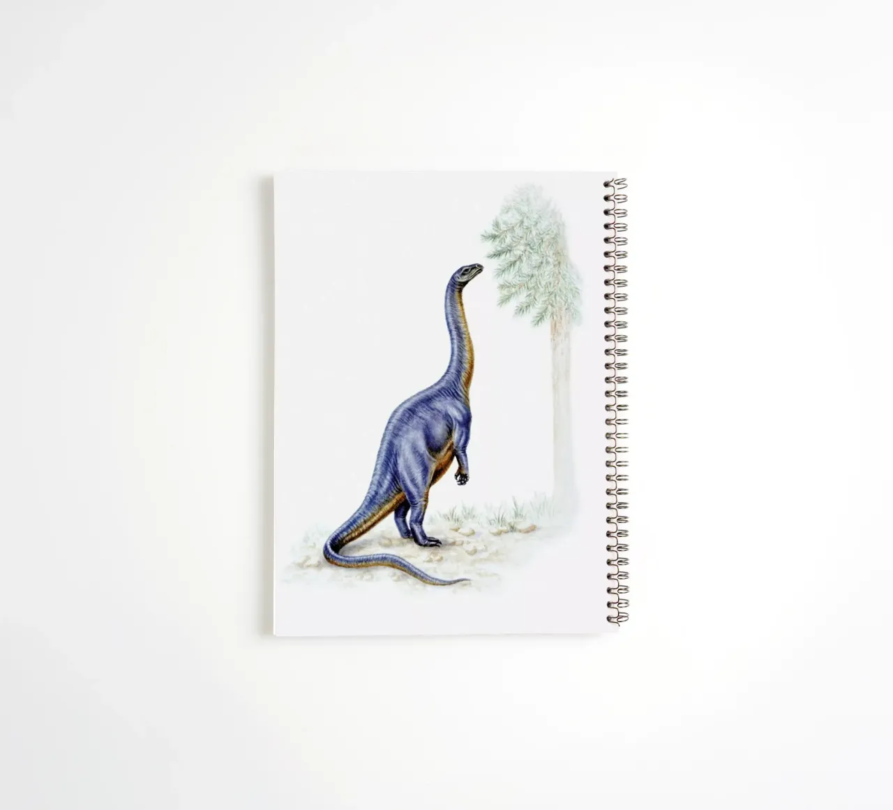 Dinosaur Dinner Time spiral notebook by Flora & Fauna