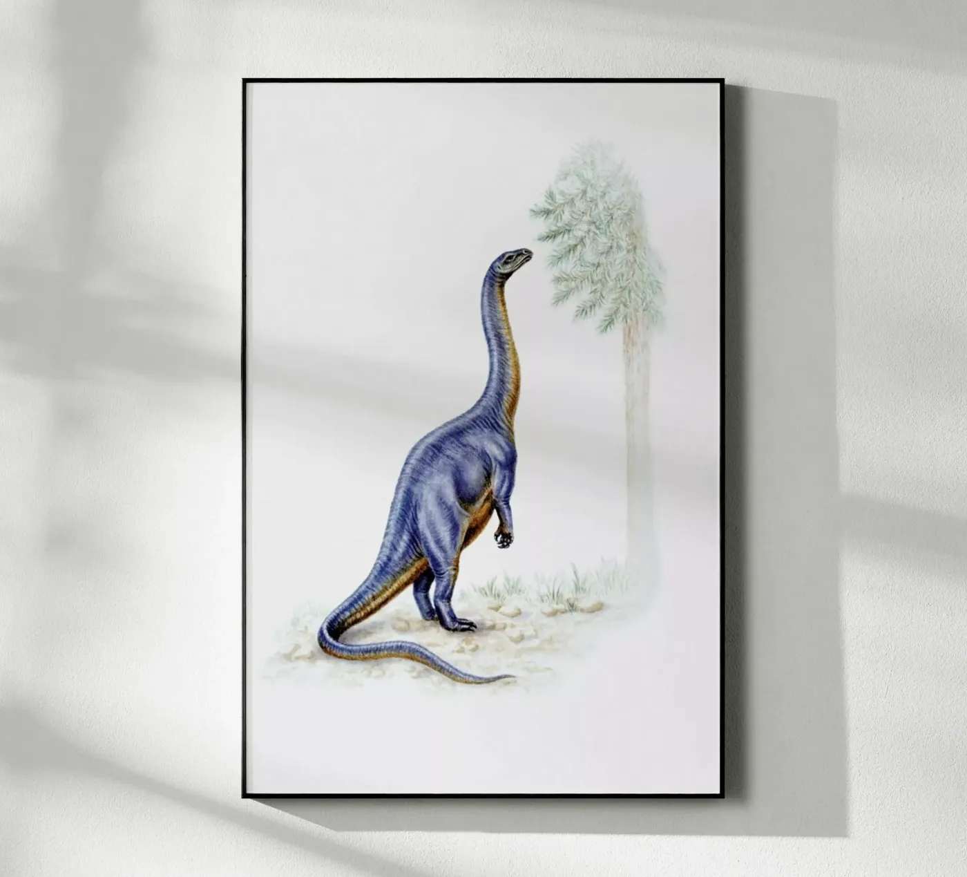 Dinosaur Dinner Time acryl van Flora & Fauna