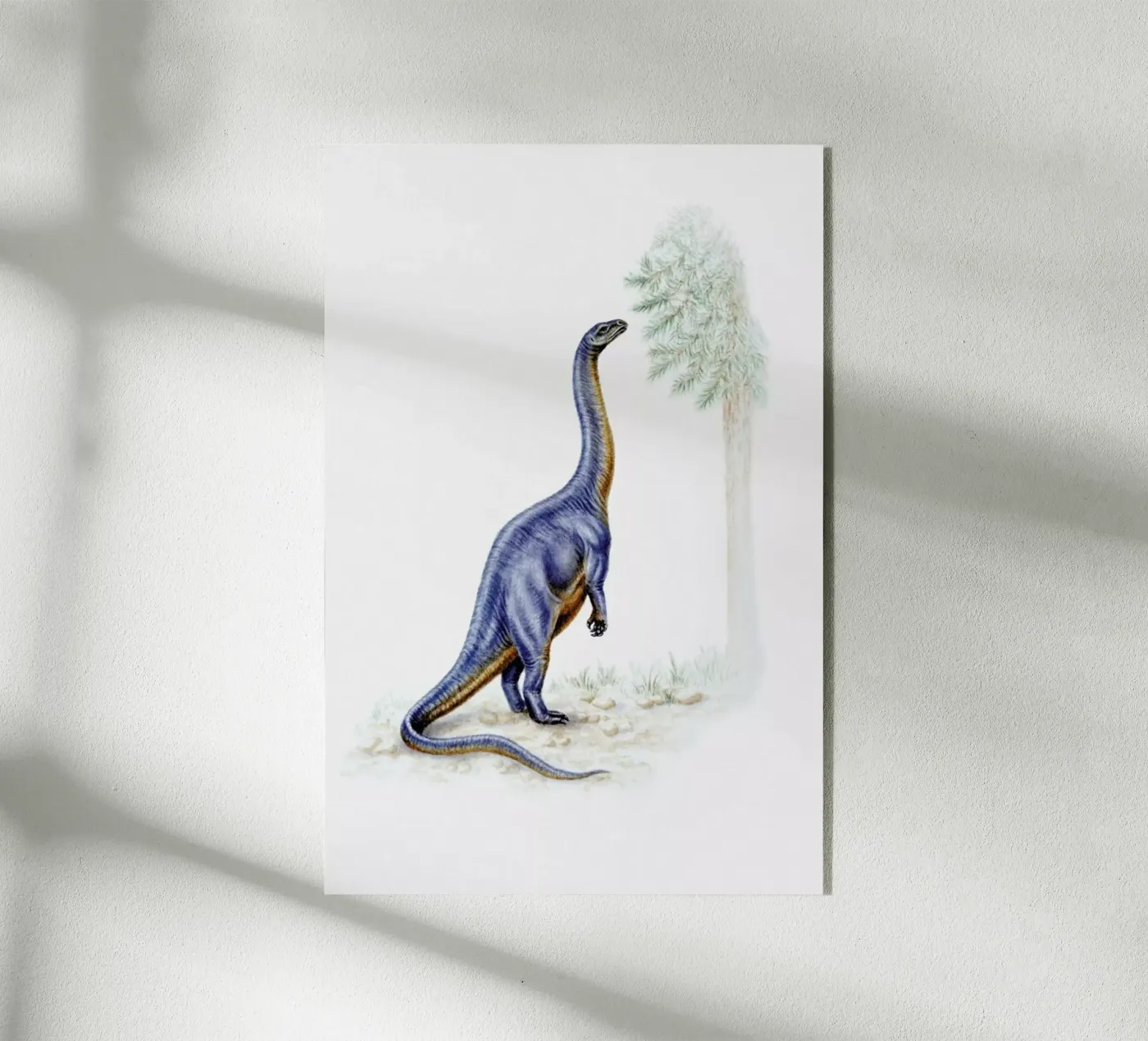 Dinosaur Dinner Time acryl van Flora & Fauna