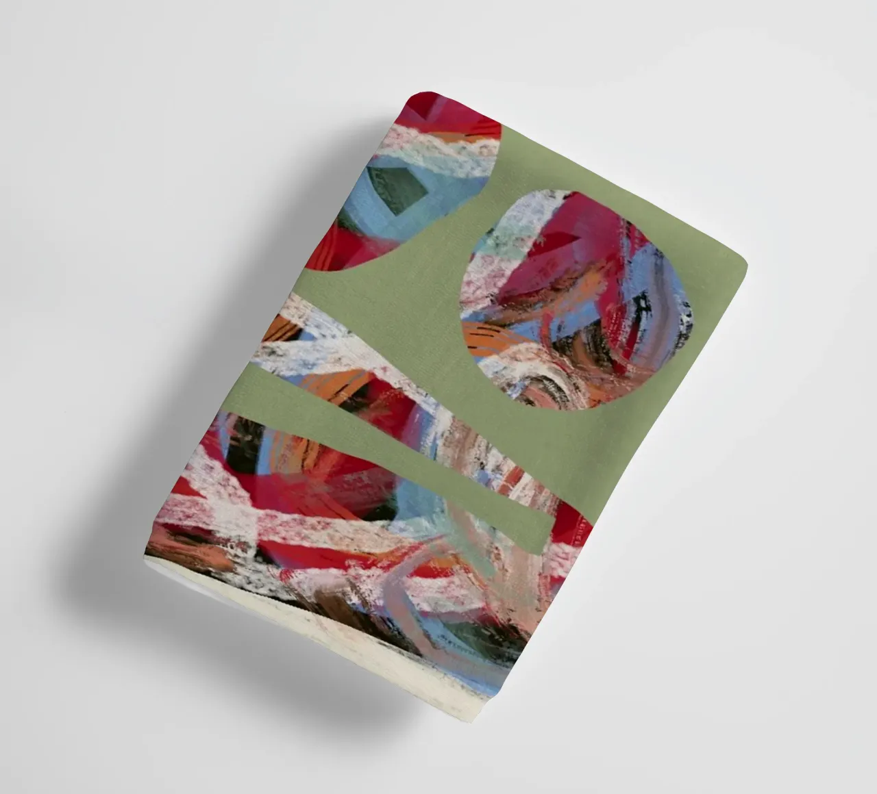 Chaos Farbe groß abstrakt Handtuch von Little Dean