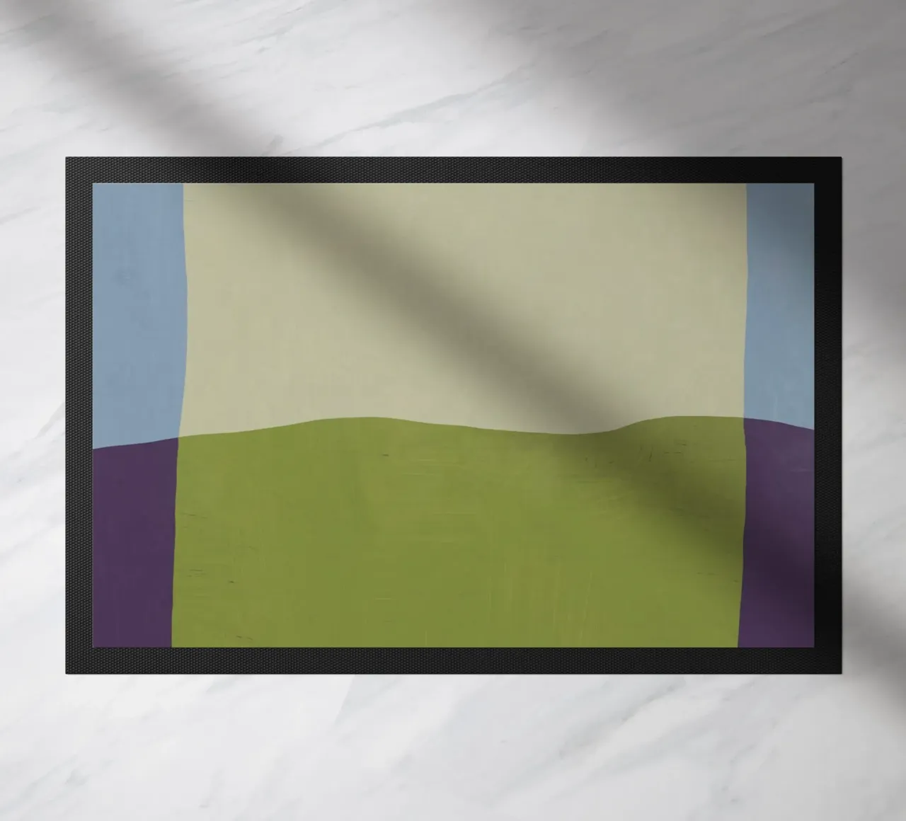 Sovrapposizione di colori design minimale 02 zerbino da Little Dean