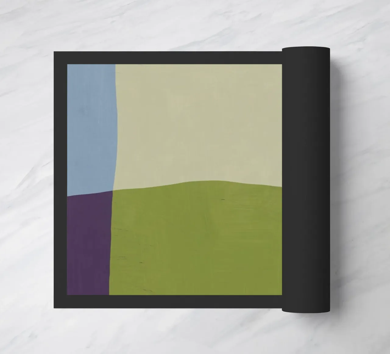 Sovrapposizione di colori design minimale 02 zerbino da Little Dean