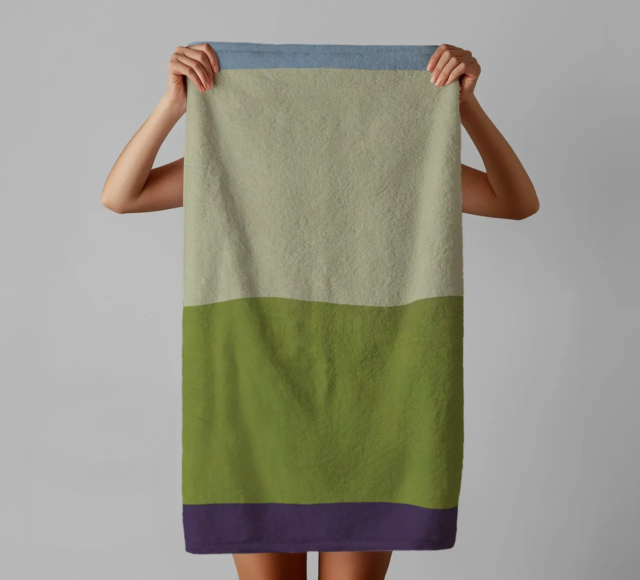 Sovrapposizione di colori design minimale 02 asciugamano da bagno da Little Dean
