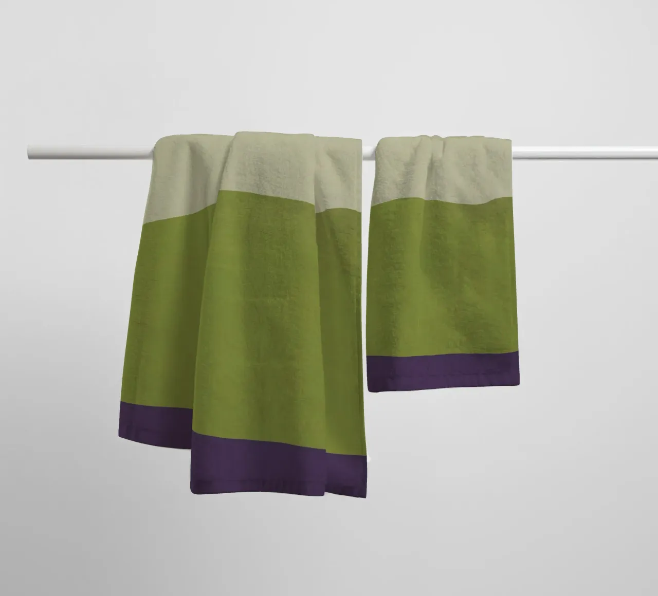 Sovrapposizione di colori design minimale 02 asciugamano da bagno da Little Dean